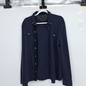 Banana Republic Large Soft Luxury Blue Shirt